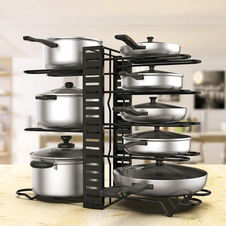 Belfry Kitchen Standing Pot Rack Wayfair.co.uk